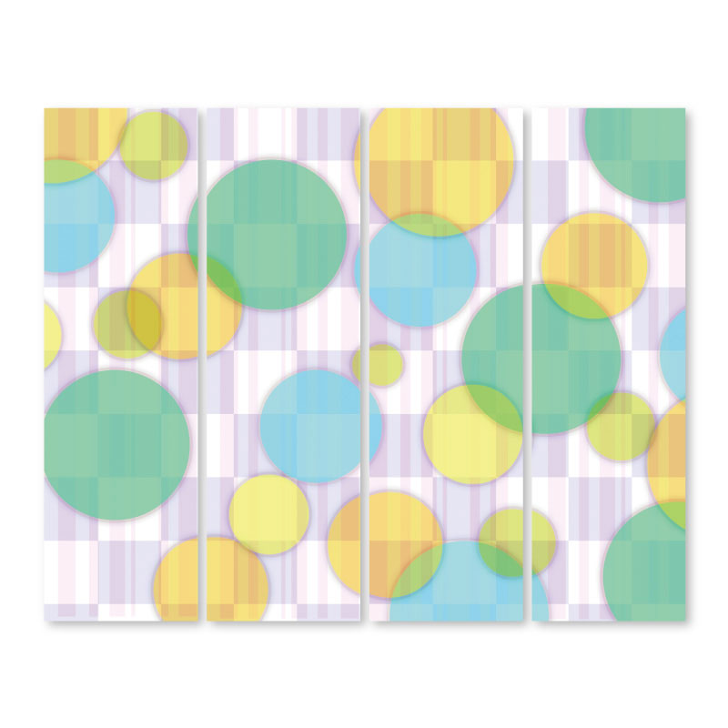 Color Circle green【衝立】