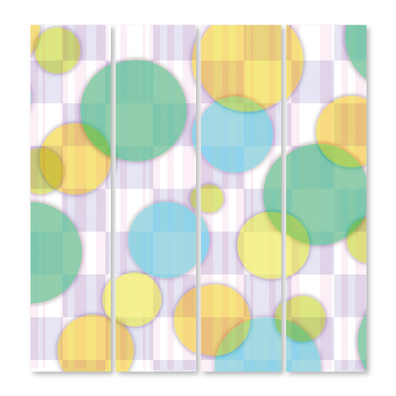 Color Circle green【衝立】