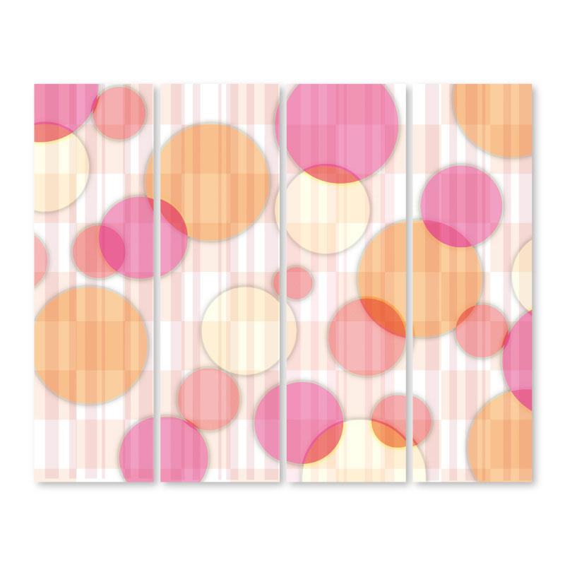 Color Circle pink【衝立】