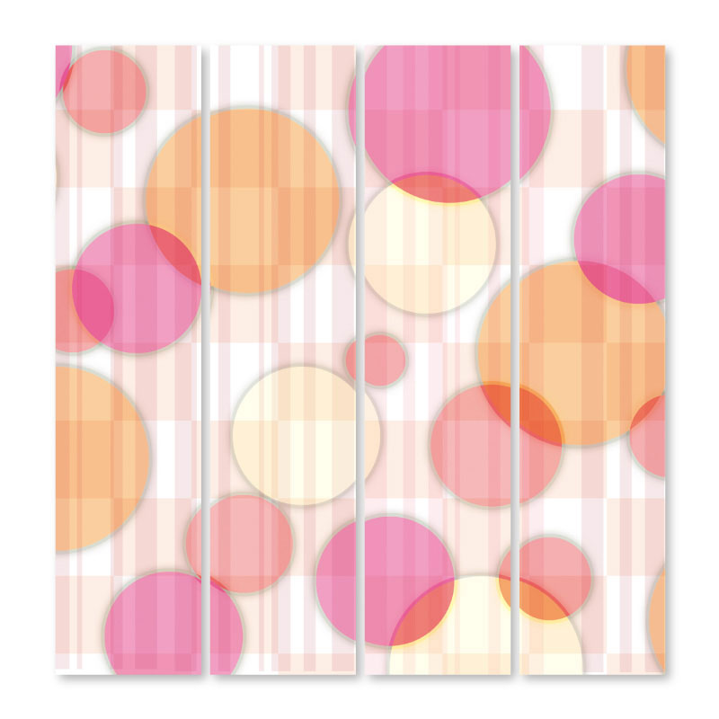 Color Circle pink【衝立】