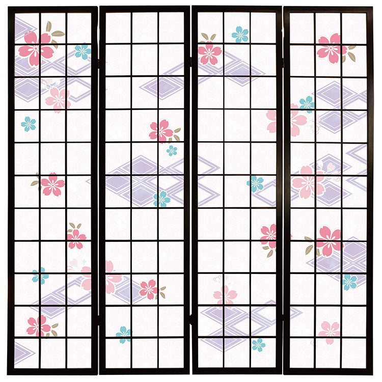 桜菱 藤紫【衝立】