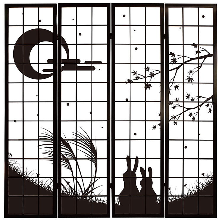 十五夜【衝立】