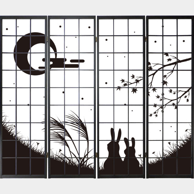 十五夜【衝立】