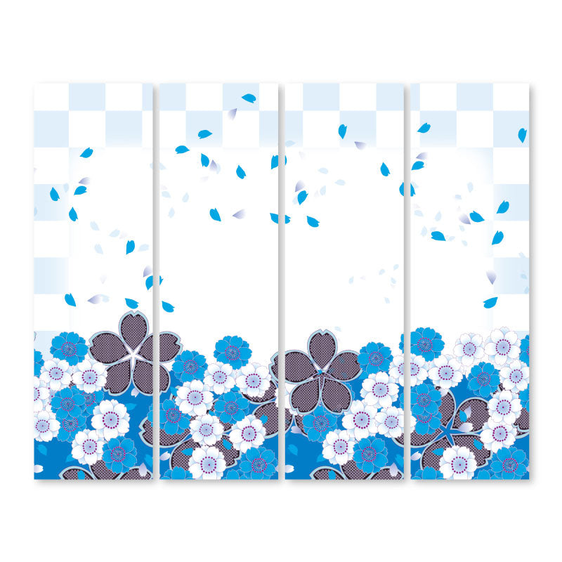 花散る里 蒼【衝立】
