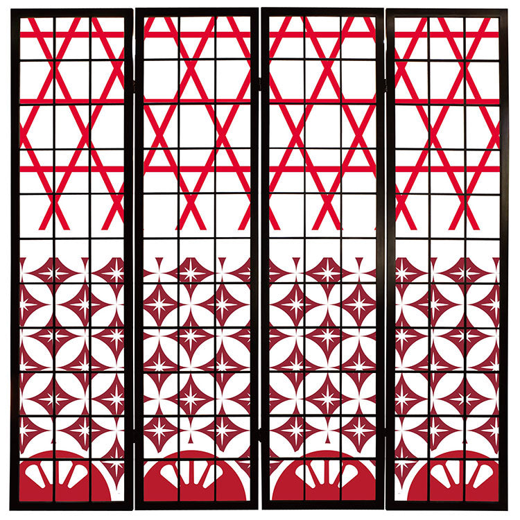 江戸切子 七宝【衝立】