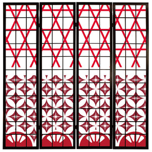 江戸切子 七宝【衝立】
