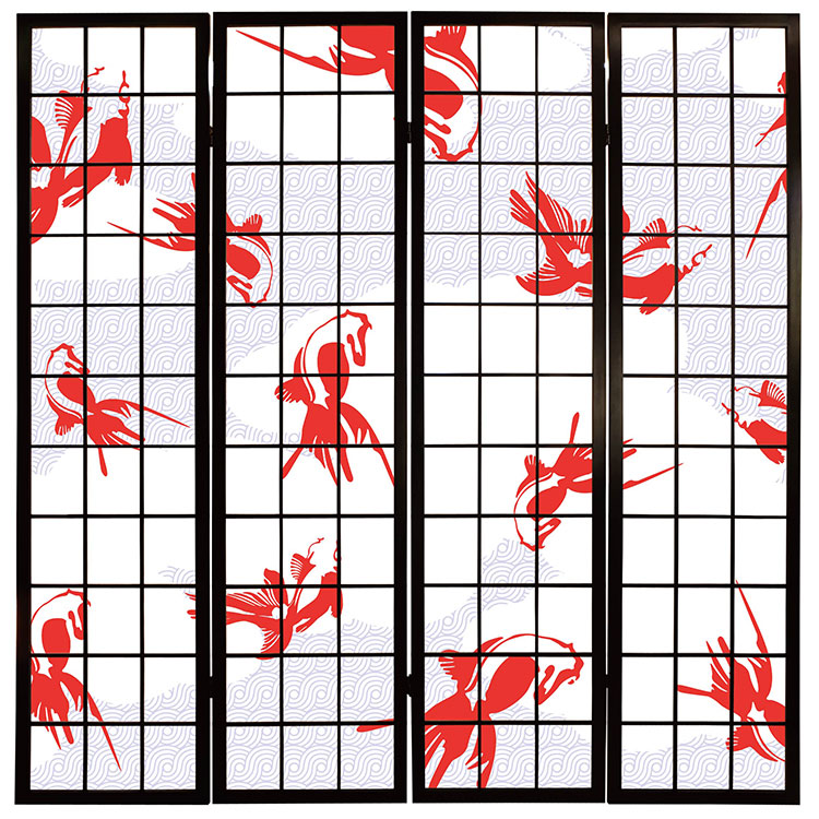 金魚 パープル【衝立】
