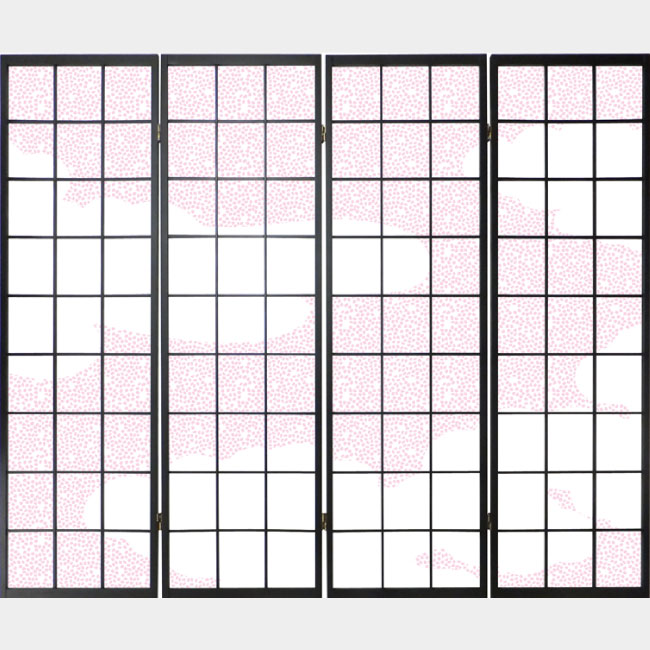 和柄 玉桜【衝立】