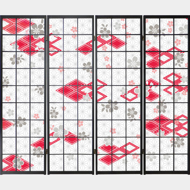 桜菱 紅【衝立】