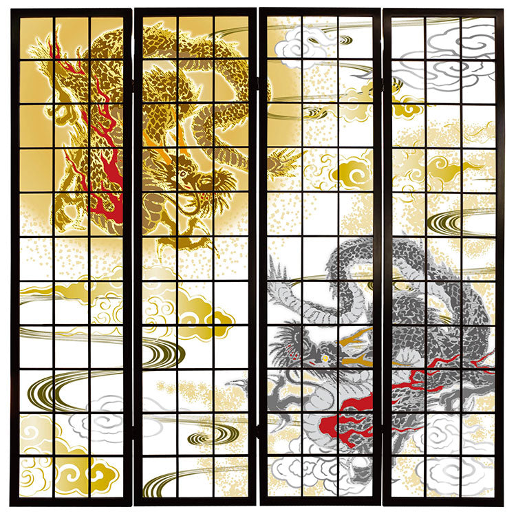 金龍 銀龍【衝立】