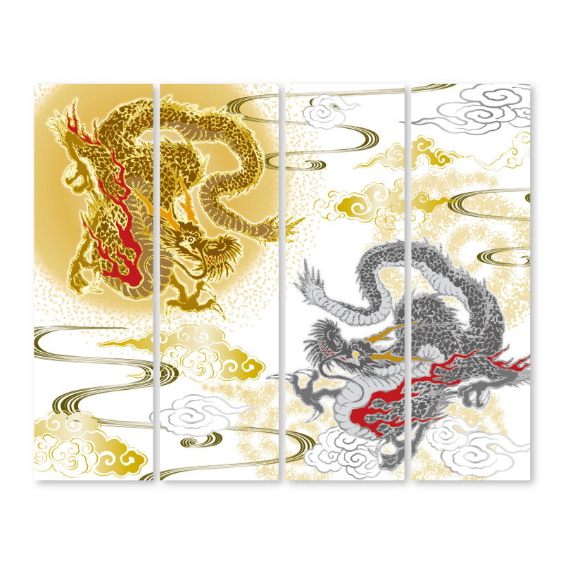 金龍 銀龍【衝立】