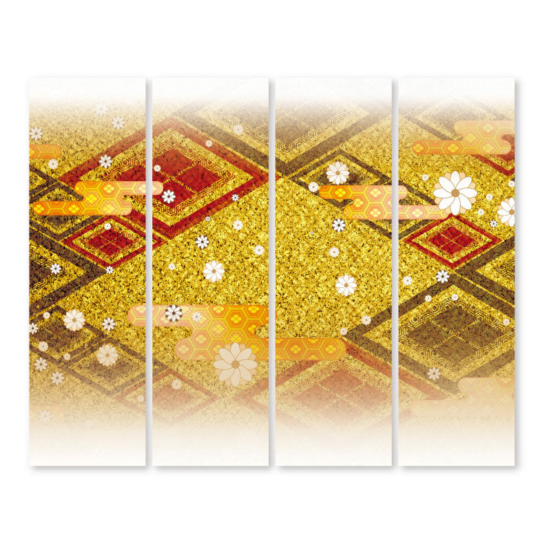 白小花 金【衝立】